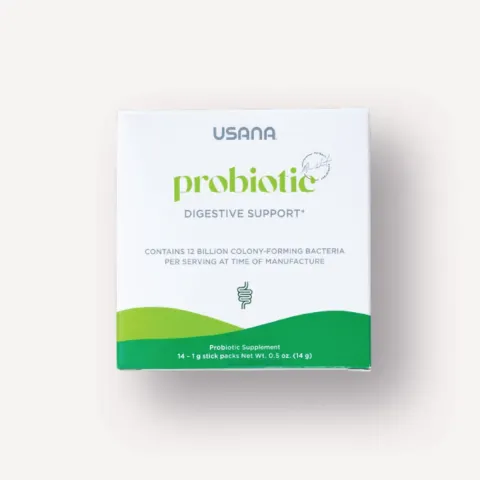 Official packaging for USANA Probiotic (Single).