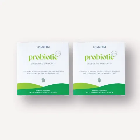 Official packaging for USANA Probiotic (2 Pack).