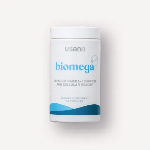 Official packaging for BiOmega.
