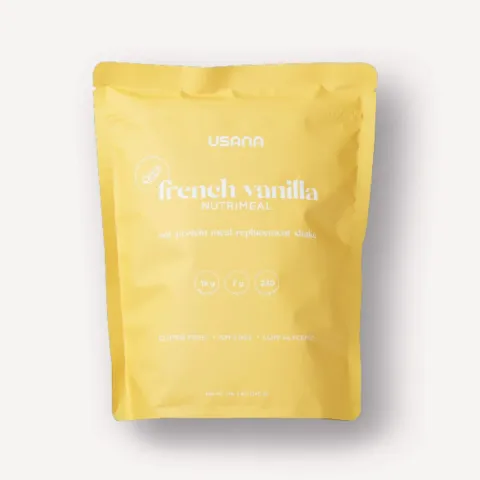 Official packaging for Nutrimeal Vanilla (9 Serving Bag).