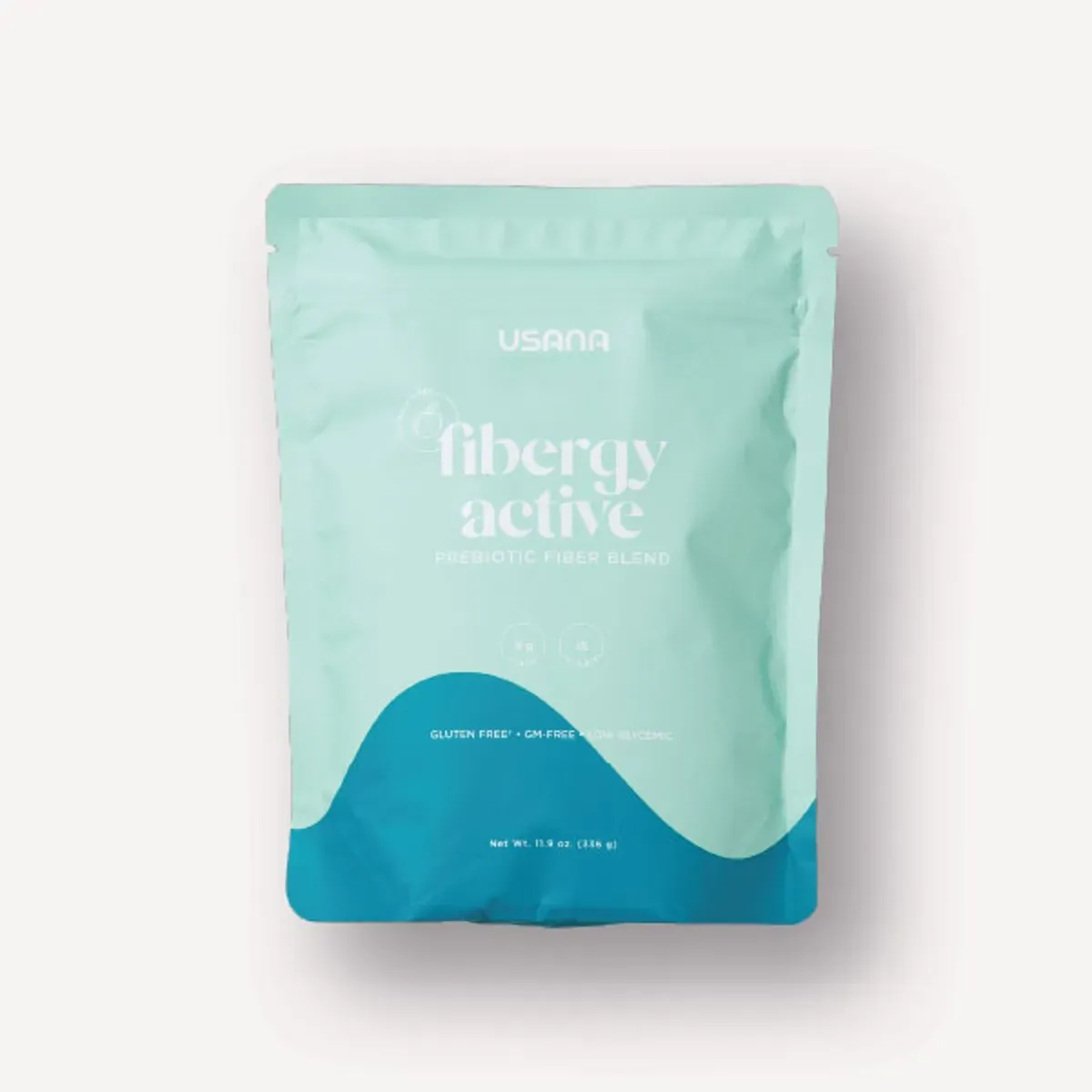 Official packaging for Fibergy Active.