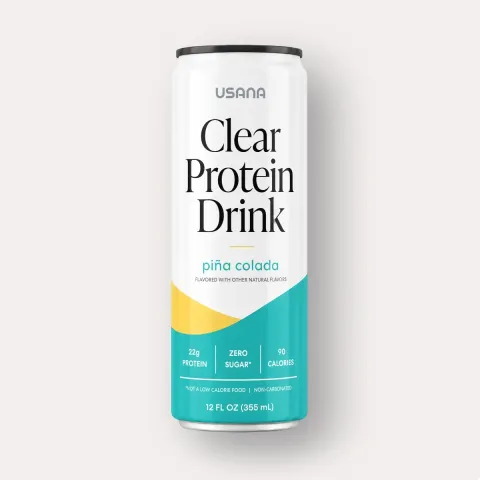 Official packaging for Clear Protein Drink (12 Pack).