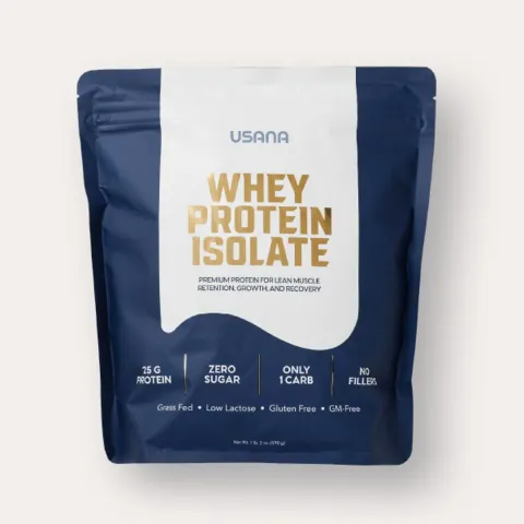Official packaging for Whey Protein Isolate.