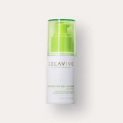 Official packaging for Celavive Protective Day Lotion SPF 30.