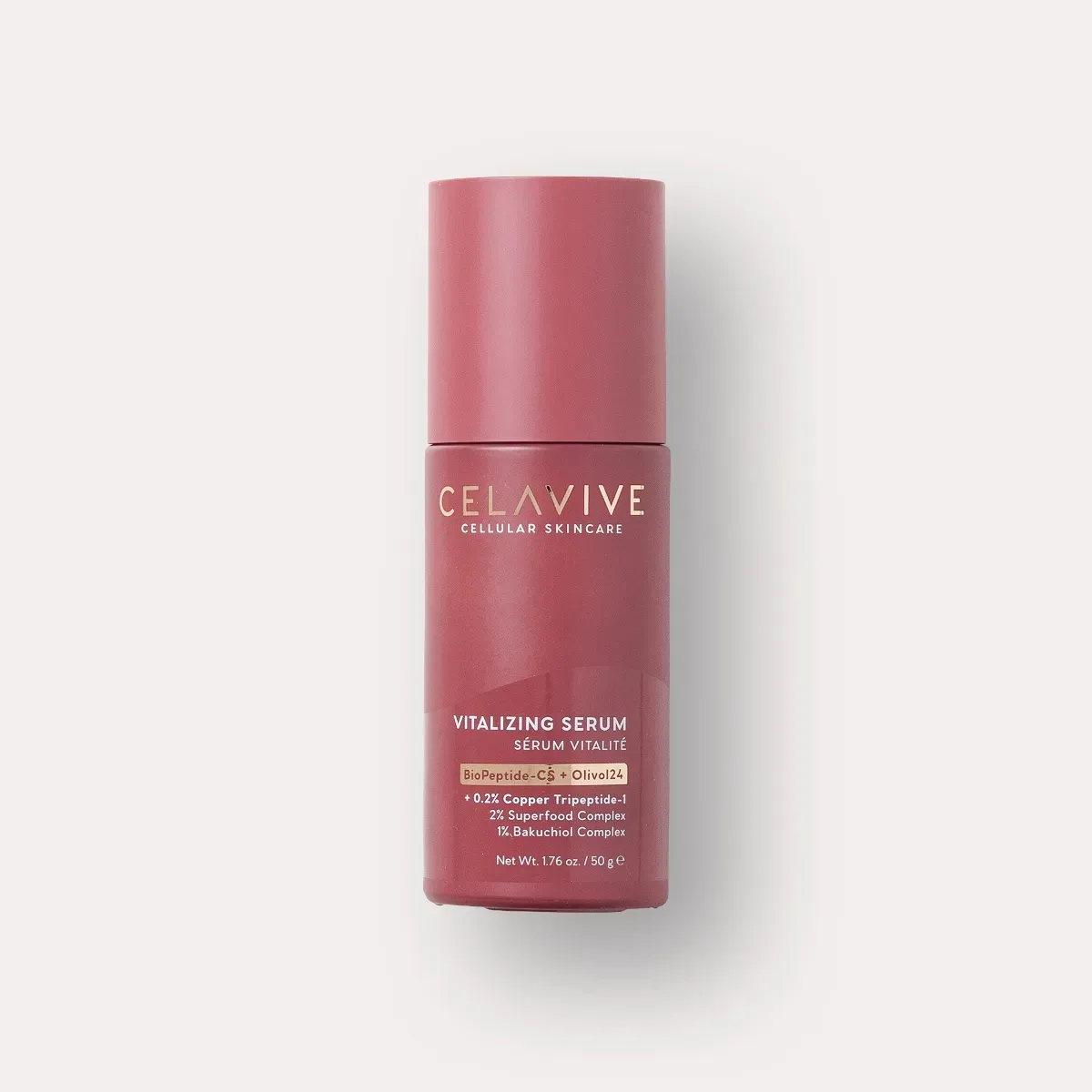 Official packaging for Vitalizing Serum.