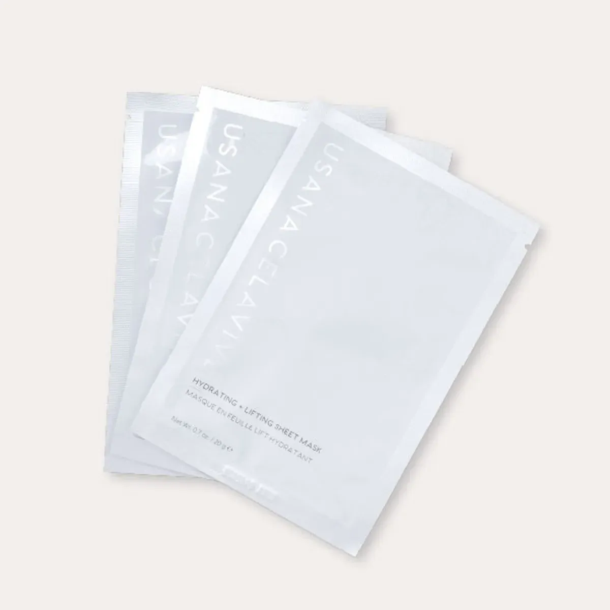 Official packaging for Hydrating + Lifting Sheet Mask.