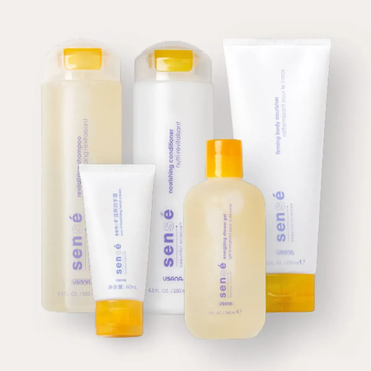 Official packaging for Hair & Body Pack.