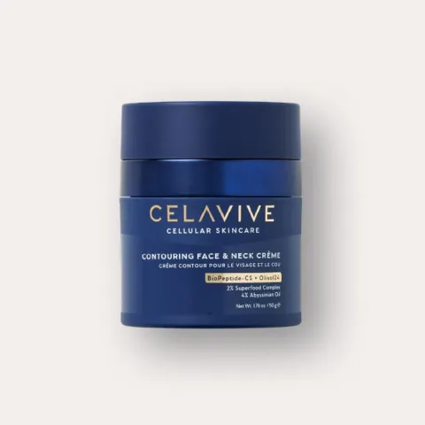 Official packaging for Contouring Face & Neck Crème.