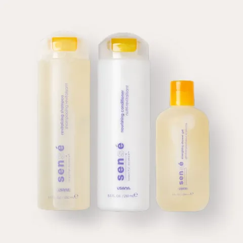 Official packaging for Sensé Shower Pack.