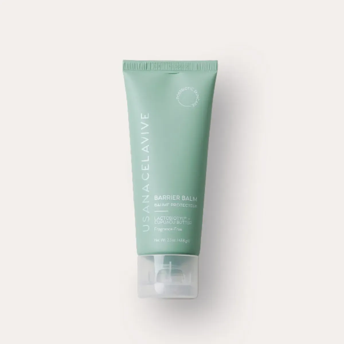 Official packaging for Celavive Postbiotic Barrier Balm.