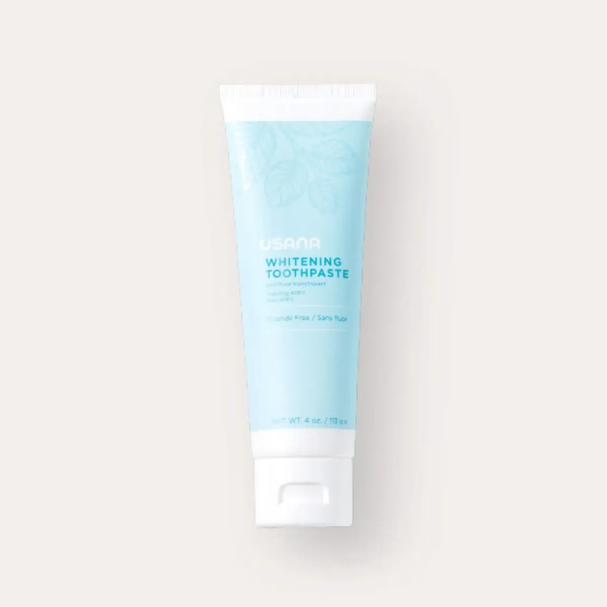 Official packaging for Whitening Toothpaste.