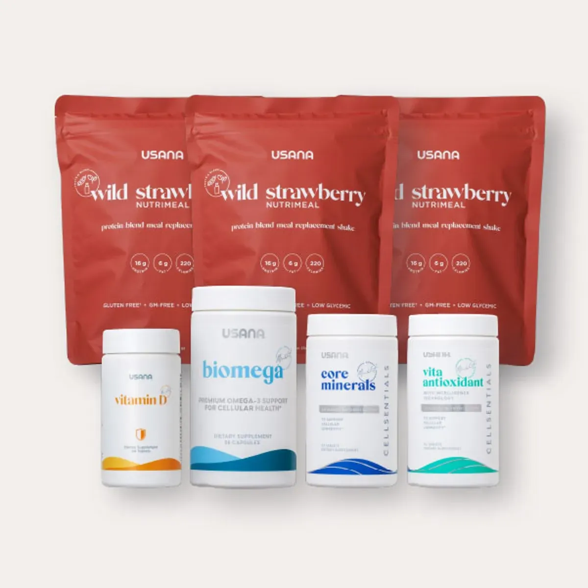 Official packaging for Kickstart Pack (Strawberry).
