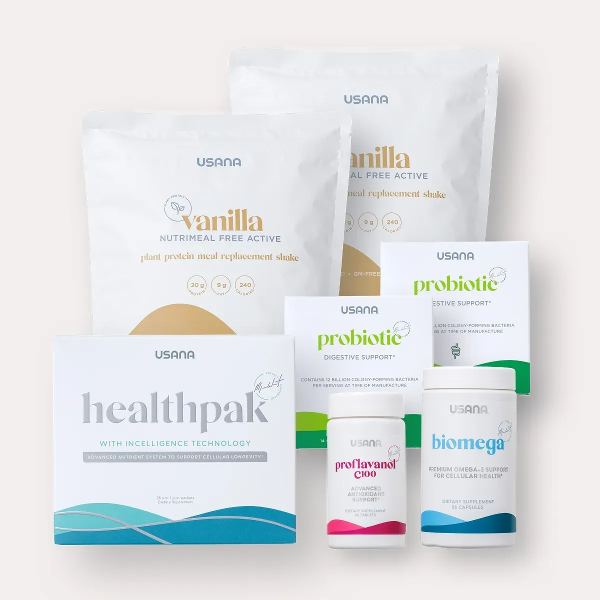 Official packaging for Optimal Wellness Pack.