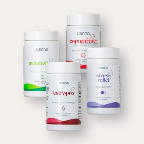 Official packaging for Thrive Menopause Support Pack.